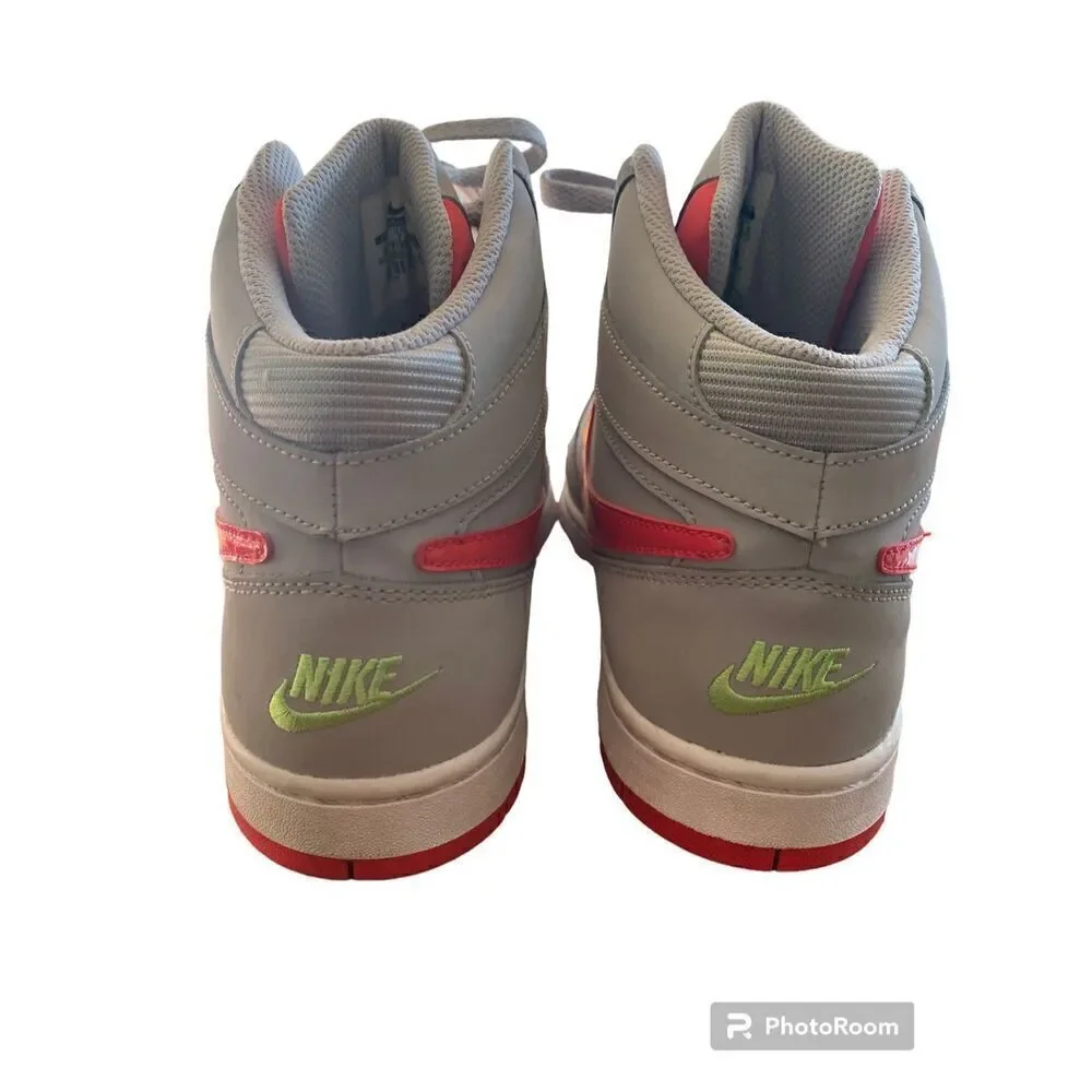 NIKE PRESTIGE High Top Shoes Youth 9.5 gray/red